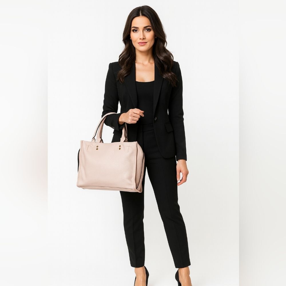 Steve Madden Bag Tote Shoulder Handbag Satchel Purse Pink Blush Women's Woman's